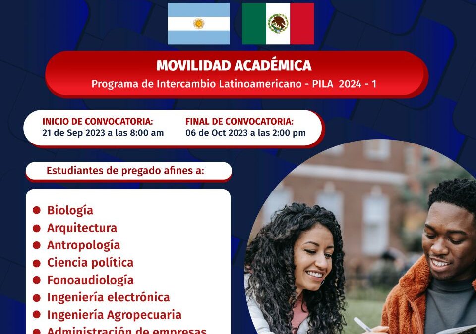 Becas para estudios de posgrado en Colombia con apoyo para movilidad